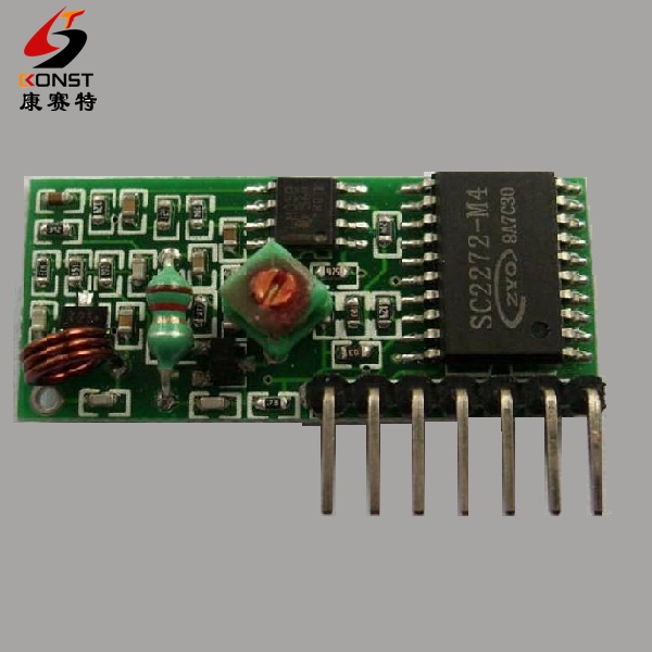 4 Channels Superregeneration Receiver Module with decoding IC KST-R08A