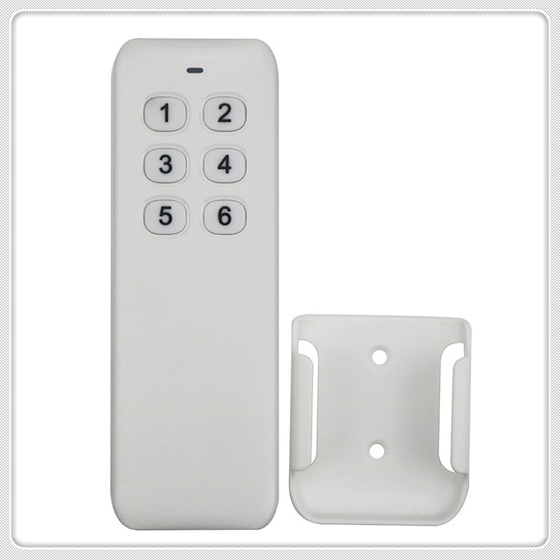 Ultrathin wireless remote control with base support 6/8 keys KST500-6G