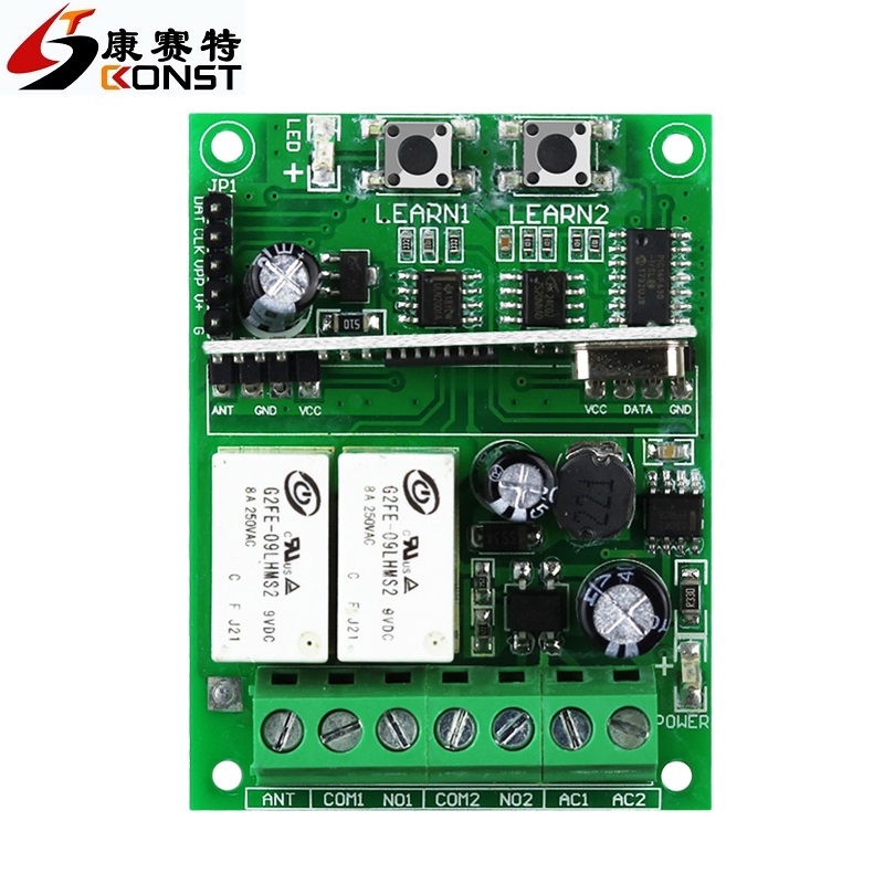  DC12~48V 2 Channels Universal Lighting Industrial Electric Doors Windows Control Wireless Remote Controller Switch KST-DLFL-12